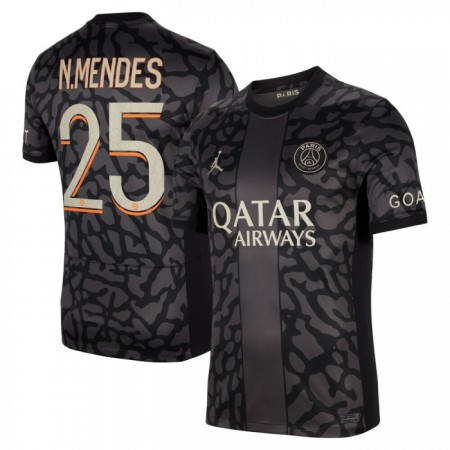 Goedkope Paris Saint Germain N.Mendes 25 Third Shirt 2023-24 Goedkope Paris Saint Germain N.Mendes 25 Third Shirt 2023-24